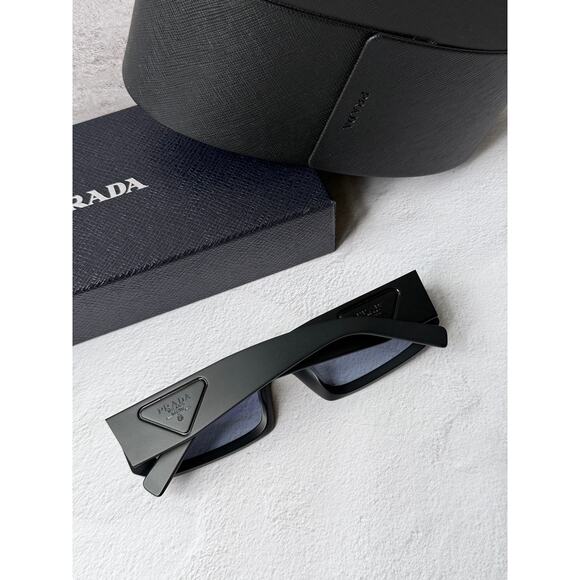 NEW Prada PR D09SD Sunglasses in Black Blue $497 main image 6